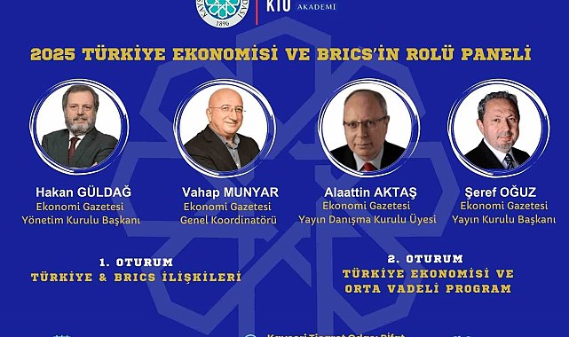 KTO'da 2025 Türkiye ekonomisi ve BRICS'in rolü konuşulacak