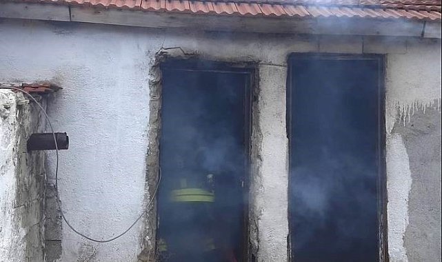 Kulu'da müştemilatta yangın