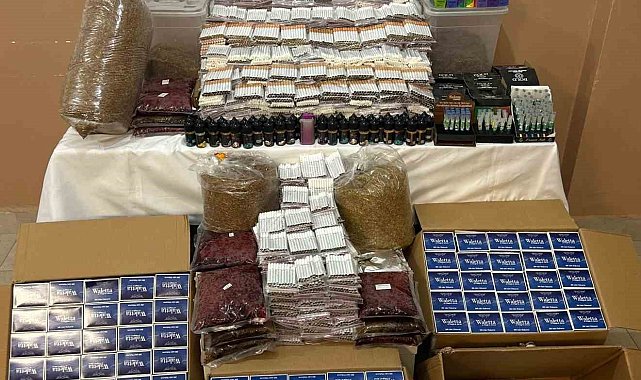 Kütahya'da kaçak tütün operasyonu