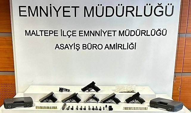 Maltepe'de yasadışı silah ticareti operasyonu: 1 gözaltı