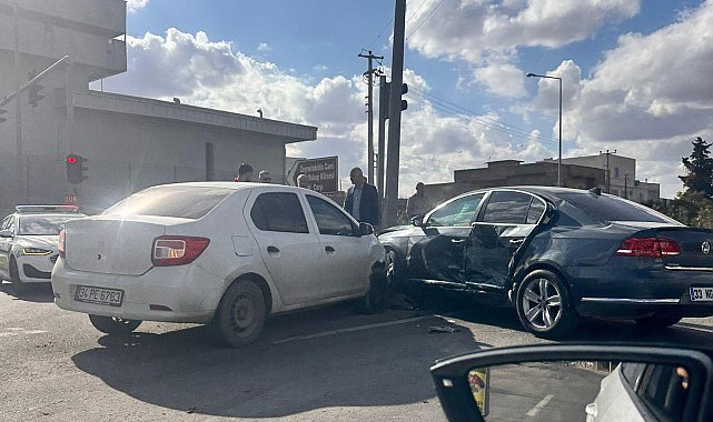 Mardin'de maddi hasarlı kaza
