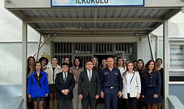 Marmaris Kaymakamı Kaya'dan öğretmenler haftası nedeni ile okullara ziyaret