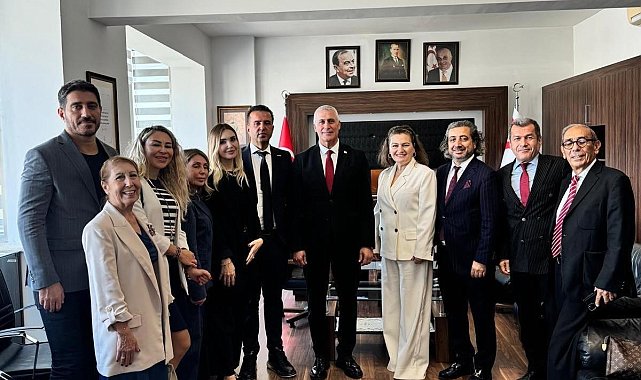 Mersin GİAD yönetimi, KKTC'li bakanlarla ekonomik yatırımları görüştü