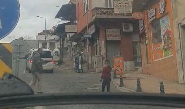 Milas'ta çocukların tehlikeli oyunu