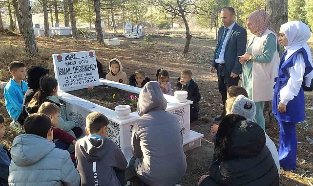 Minik öğrencilerden vefa örneği