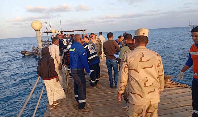Mısır'da batan turist teknesinde 4 kişinin cansız bedenine ulaşıldı