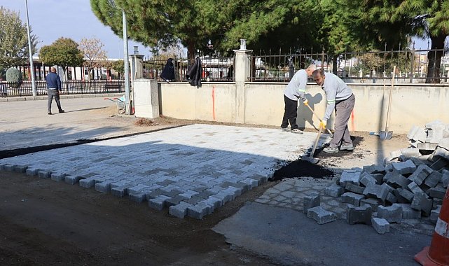 Nazilli Belediyesi, Yeşilyurt&#039;taki yol çalışmalarını tamamladı