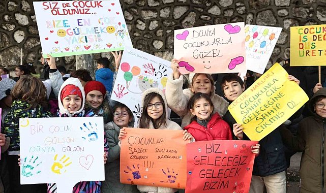 Nilüferli çocuklar &#039;Güvenli kent&#039; için yürüdü