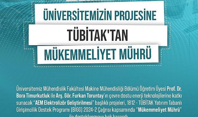 NÖHÜ akademisyenlerinin projesine &#039;Mükemmeliyet Mührü&#039;