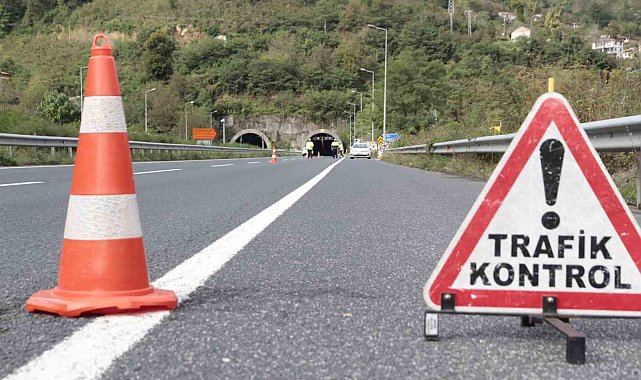 Ordu'da bir haftada yaklaşık 15 bin araç ve sürücüsü denetlendi