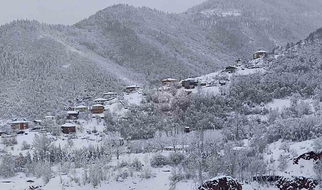 Ordu'nun 10 ilçesinde eğitime kar engeli