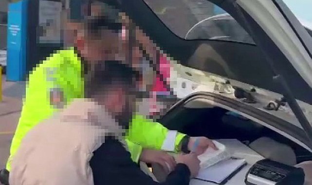 Pendik&#039;te abartı egzoz kullanan sürücüye para cezası