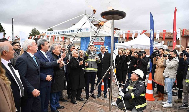 Pınarbaşı doğalgaza kavuştu