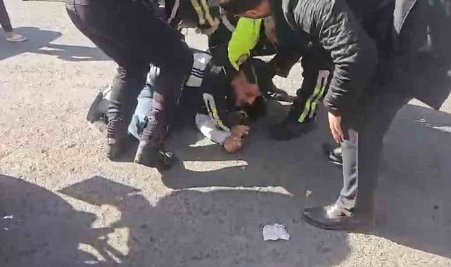Polise mukavemet eden sürücü gözaltına alındı