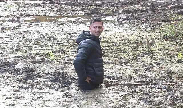 Sancaktepe&#039;de balık tutma macerası bataklıkta son buldu