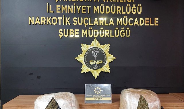 Şanlıurfa'da uyuşturucuya 2 gözaltı