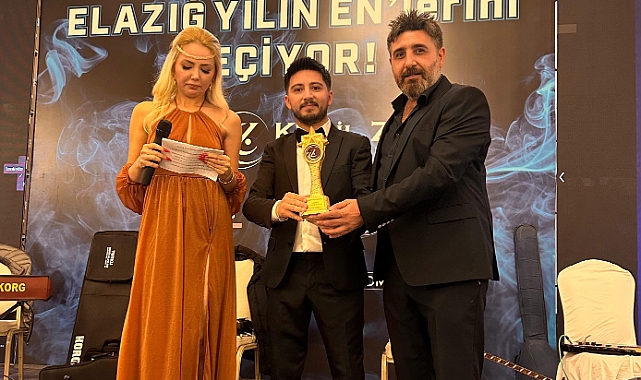 Sezer Karayel Elazığ'da Düzenlenen Yılın Enleri Yarışmasında