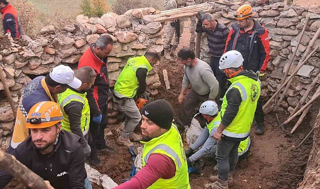 Siirt'te ahırın tavanı çöktü, 3 küçükbaş telef oldu