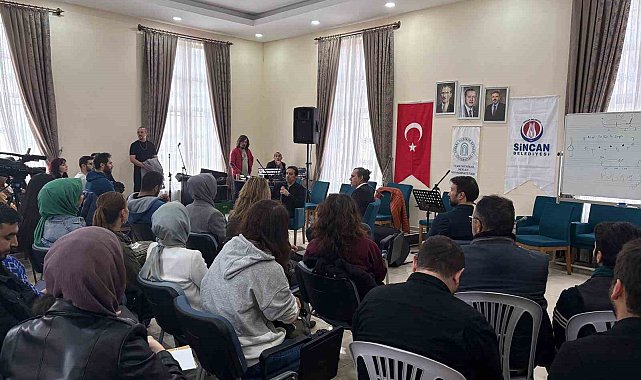 Sincan'da müzikli söyleşi