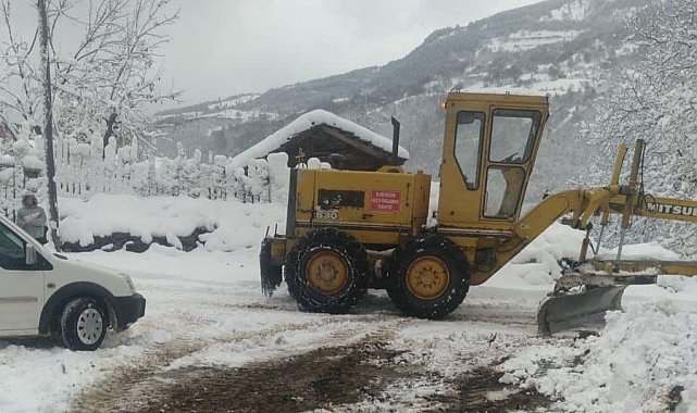 Sinop'ta kapalı köy yolu kalmadı
