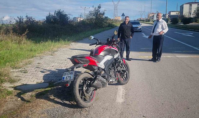 Sinop'ta motosiklet kazası