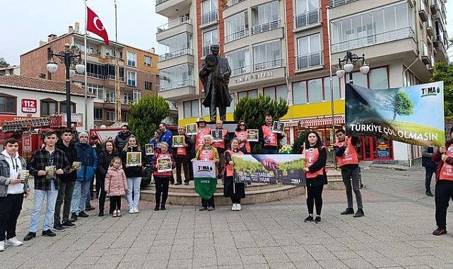 Sinop'ta toprağa saygı yürüyüşü