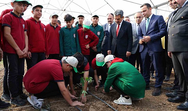 Şırnak'ta avokado, pepino, çarkıfelek ve papaya meyvelerinin fideleri ekildi