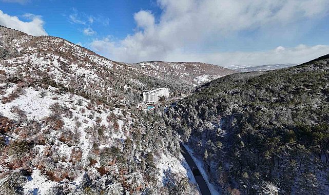 Soğuksu Milli Parkı'nda kar sonrası kartpostallık görüntüler oluştu