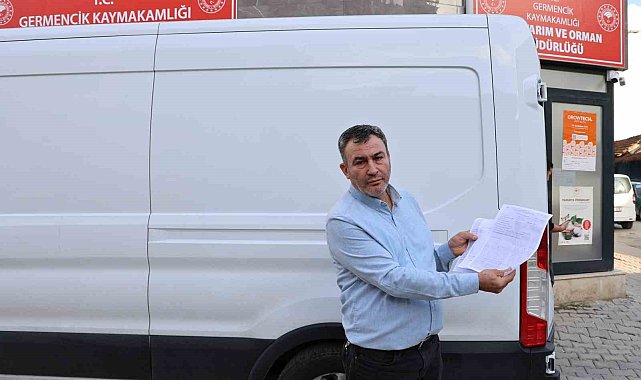 Suçlanan işadamı, aracını Tarım Müdürlüğü'ne teslim etti.