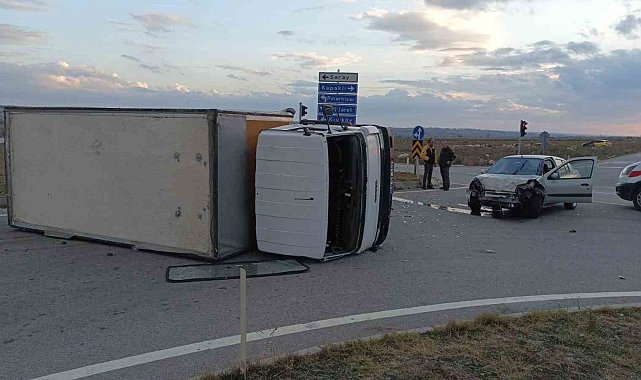 Tekirdağ&#039;da ışık ihlali kazaya neden oldu: 1 yaralı