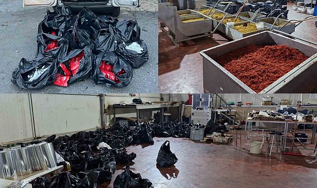 Tekirdağ'da kaçak tütün operasyonu: 3 milyonluk nargile tütünü ele geçirildi