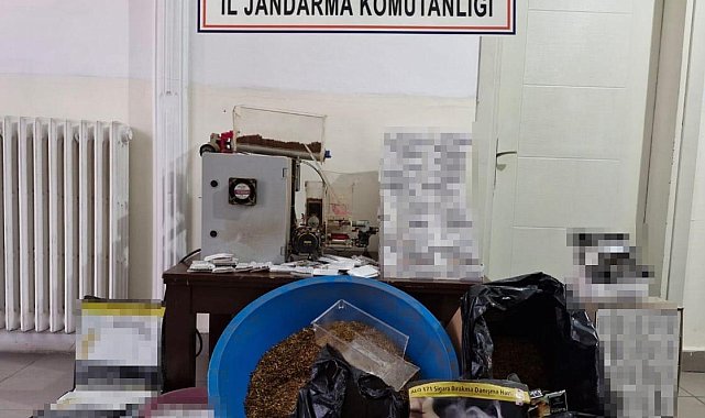 Tekirdağ'da kaçak tütün operasyonunda 23 bin 400 makaron ele geçirildi