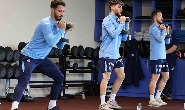 Trabzonspor hazırlıklarını sürdürdü