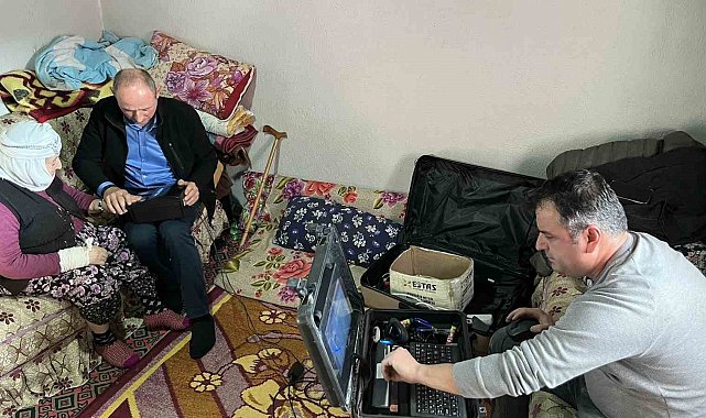 Uşak'ta 'Siz bize gelemezseniz, Biz size geliriz' projesi devam ediyor