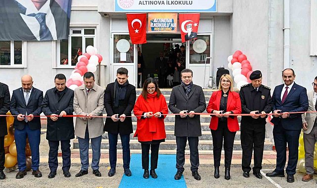 Yalova'da dönüşümleri yapılan 3 okulun açılışı yapıldı