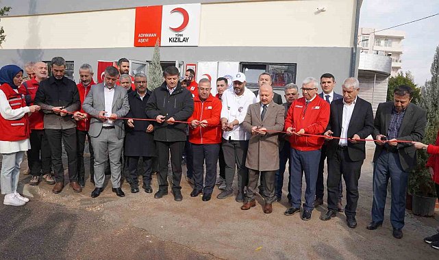 Adıyaman'da Kızılay Aşevi'nin açılışı yapıldı