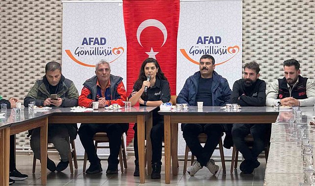 AFAD'dan, onurlandıran etkinlik