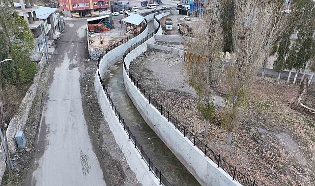 Ağrı'da DSİ'nin taşkın koruma tesisleri hizmete açıldı