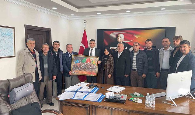 AK Parti'den Beylikova Kaymakamı Şanal'a hayırlı olsun ziyareti