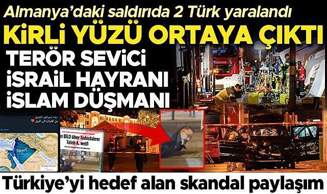 Almanya&#039;daki saldırıda 5 kişi öldü: 2 Türk vatandaşı yaralandı... Saldırganın skandal paylaşımları dikkat çekti