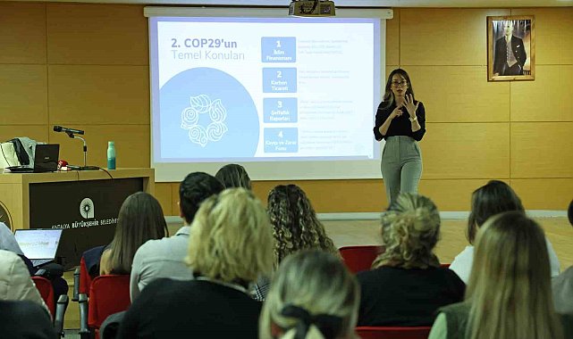 Antalya Büyükşehir Belediyesi COP31'e ev sahipliği yapmaya aday