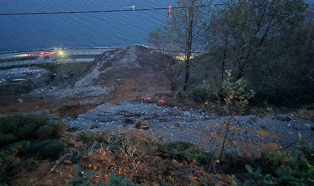 Arhavi'deki heyelanın boyutu gün ağarınca ortaya çıktı