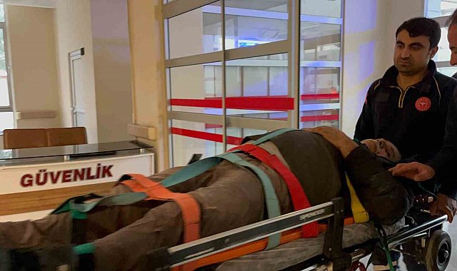 Asansör boşluğuna düşen işçi yaralandı