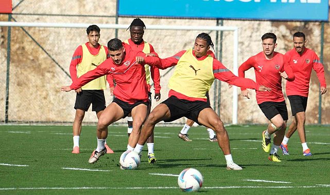 Atakaş Hatayspor, Göztepe maçı hazırlıklarını sürdürdü