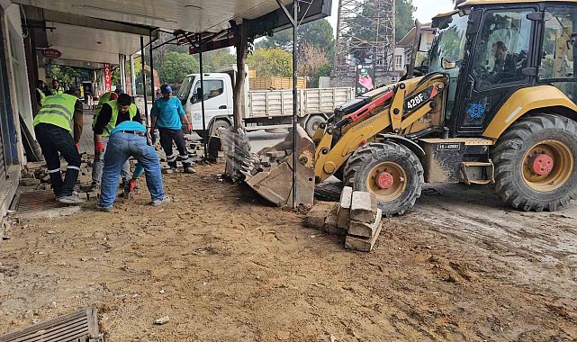 Aydın BŞB'nin Nazilli İstasyon Meydanı'ndaki 2. Etap çalışmaları başladı