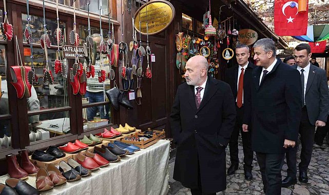 Bakan Yardımcısı Sağlam Karabük'te incelemelerde bulundu