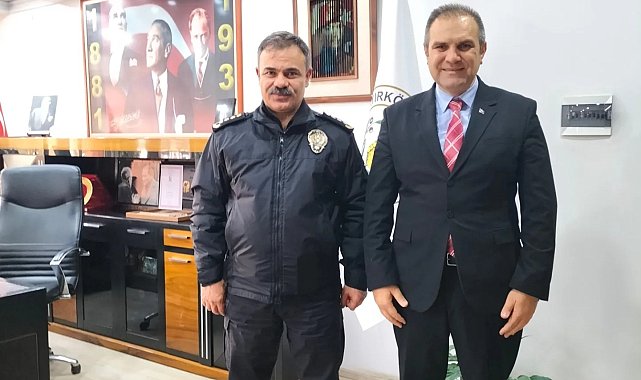 Başkan Dilsiz'e Emniyet Müdürü Kalaycı'dan veda ziyareti