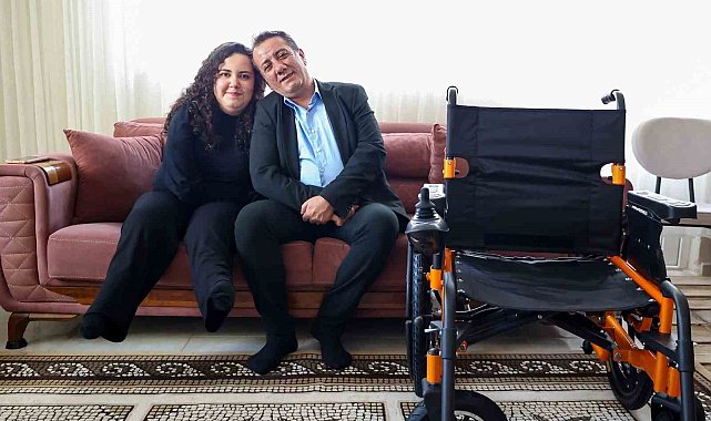Başkan Yetişkin&#039;den, Asrak&#039;a akülü sandalye hediyesi