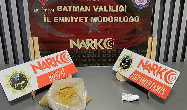 Batman'da üzerinde uyuşturucu madde bulunan şahıs tutuklandı
