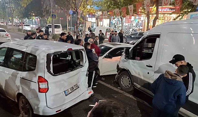 Batman'da zincirleme trafik kazası